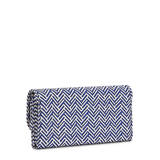 Kipling Money Land Printed Snap Wallet Handbag Grijs | BE 1283GS